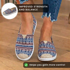 Von Vintage inspirierte orthopädische Ballerinas