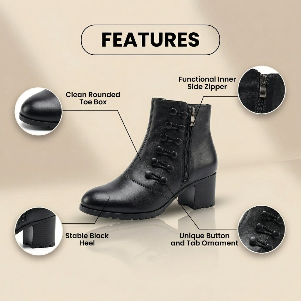 Schicke Orthopädische Stiefel mit einzigartigem Design