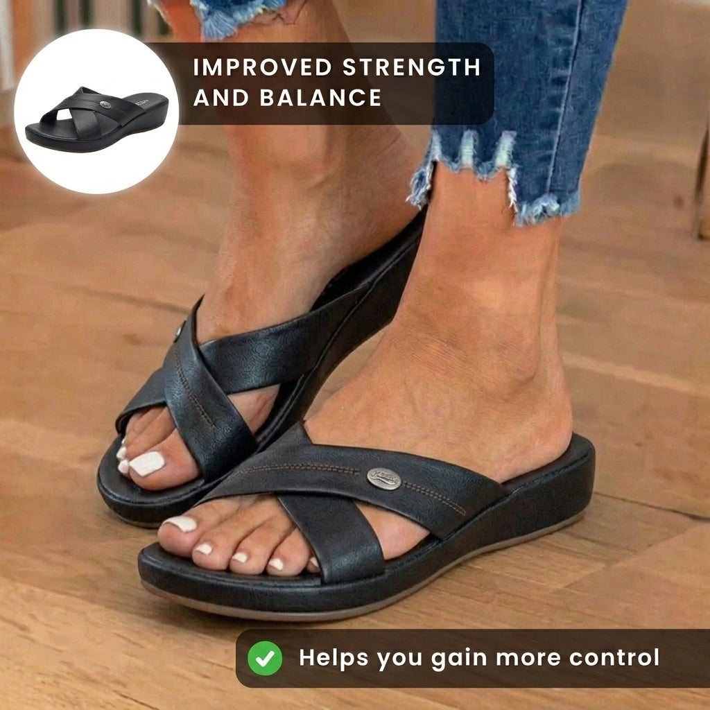 Klassische orthopädische Sandalen mit zeitlosem Stil