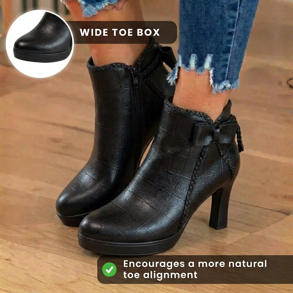 Klassische orthopädische Stiefel mit zeitlosem Stil