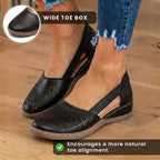 Wunderschön gefertigte orthopädische Sandalen