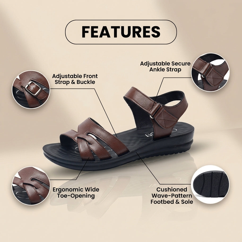 Stilvolle orthopädische Sandalen für jeden Anlass