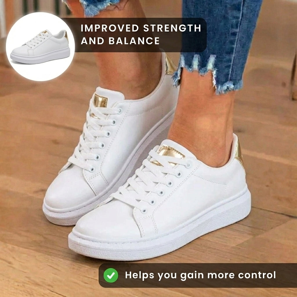 Von Vintage inspirierte orthopädische Ballerinas