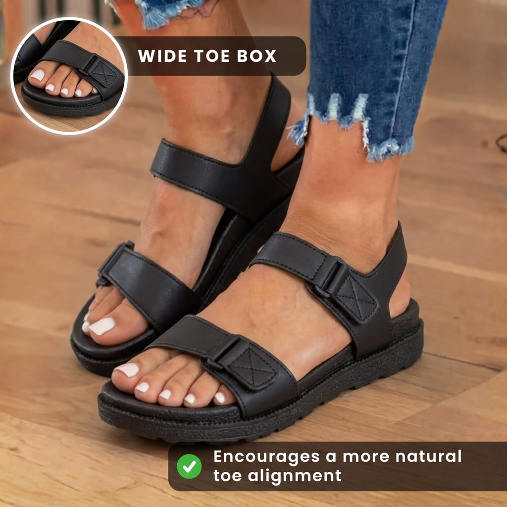 Schicke orthopädische Sandalen mit einzigartigem Design