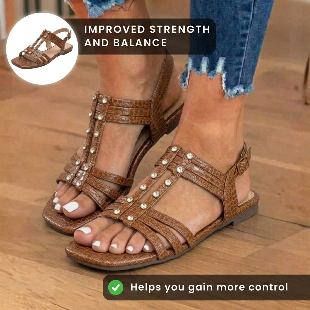Schicke orthopädische Sandalen mit einzigartigem Design