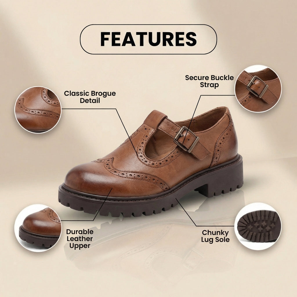Vintage inspirierte Orthopädische Schuhe