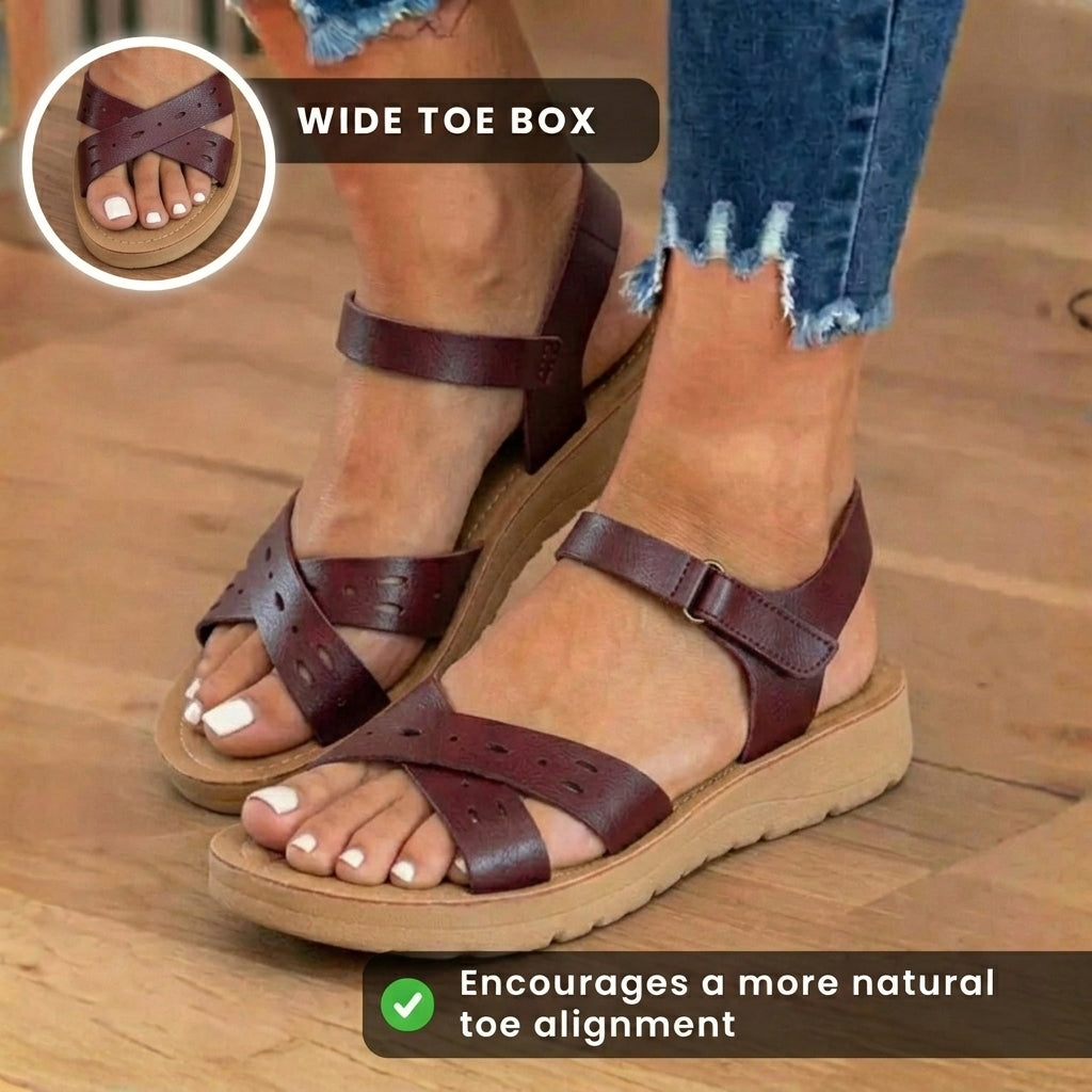Bequeme orthopädische Sandalen für den täglichen Gebrauch