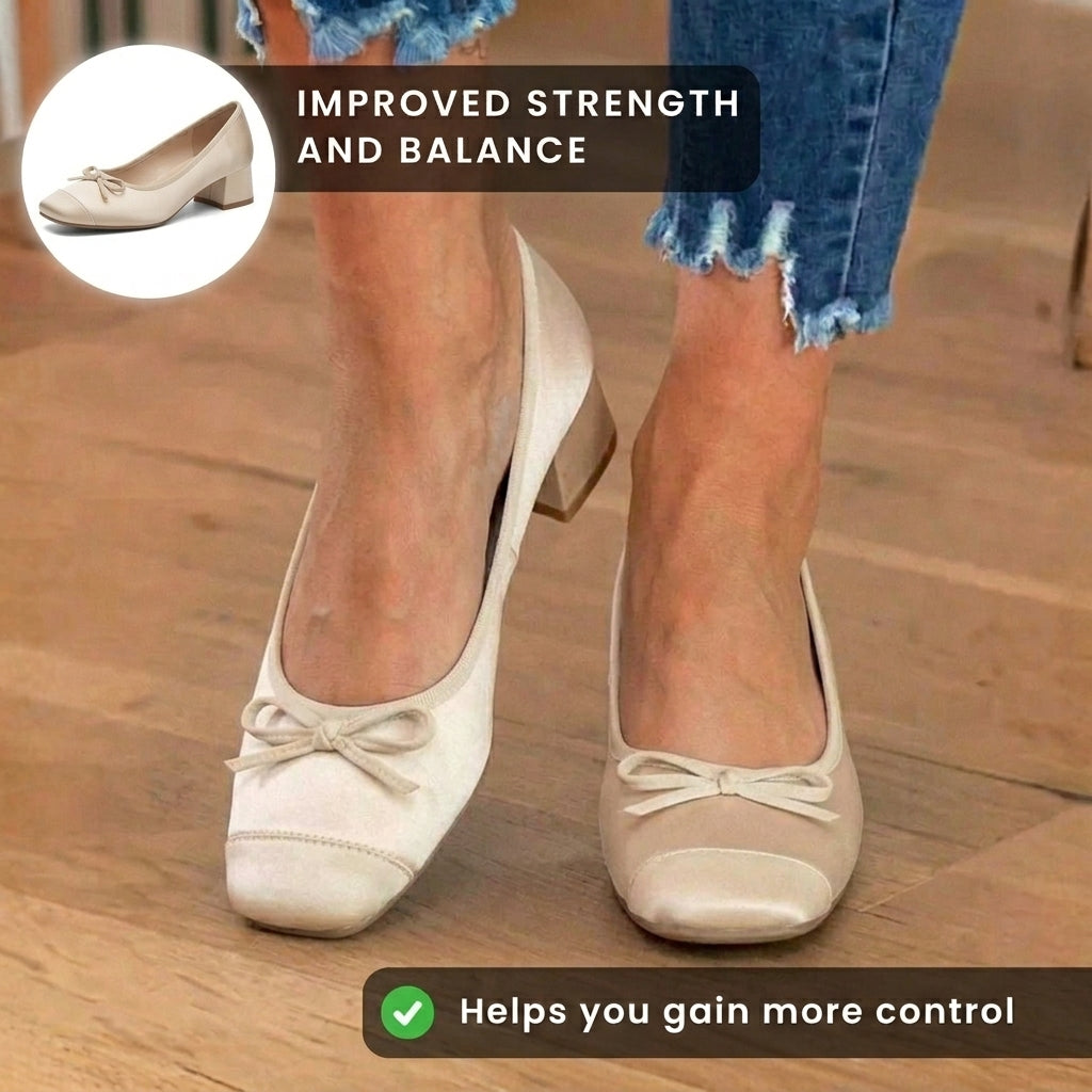 Wunderschön gefertigte orthopädische Ballerinas