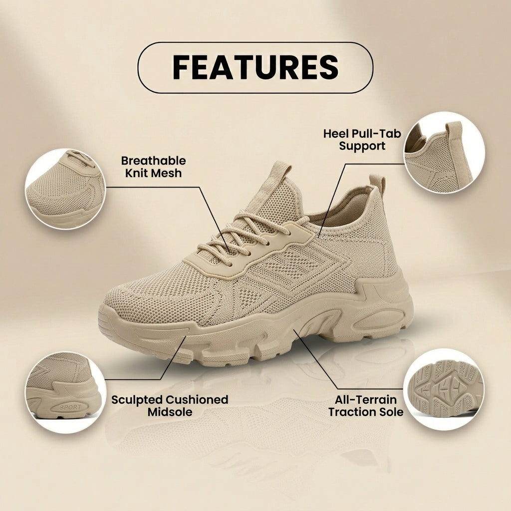 Klassische Orthopädische Sneakers mit zeitlosem Stil