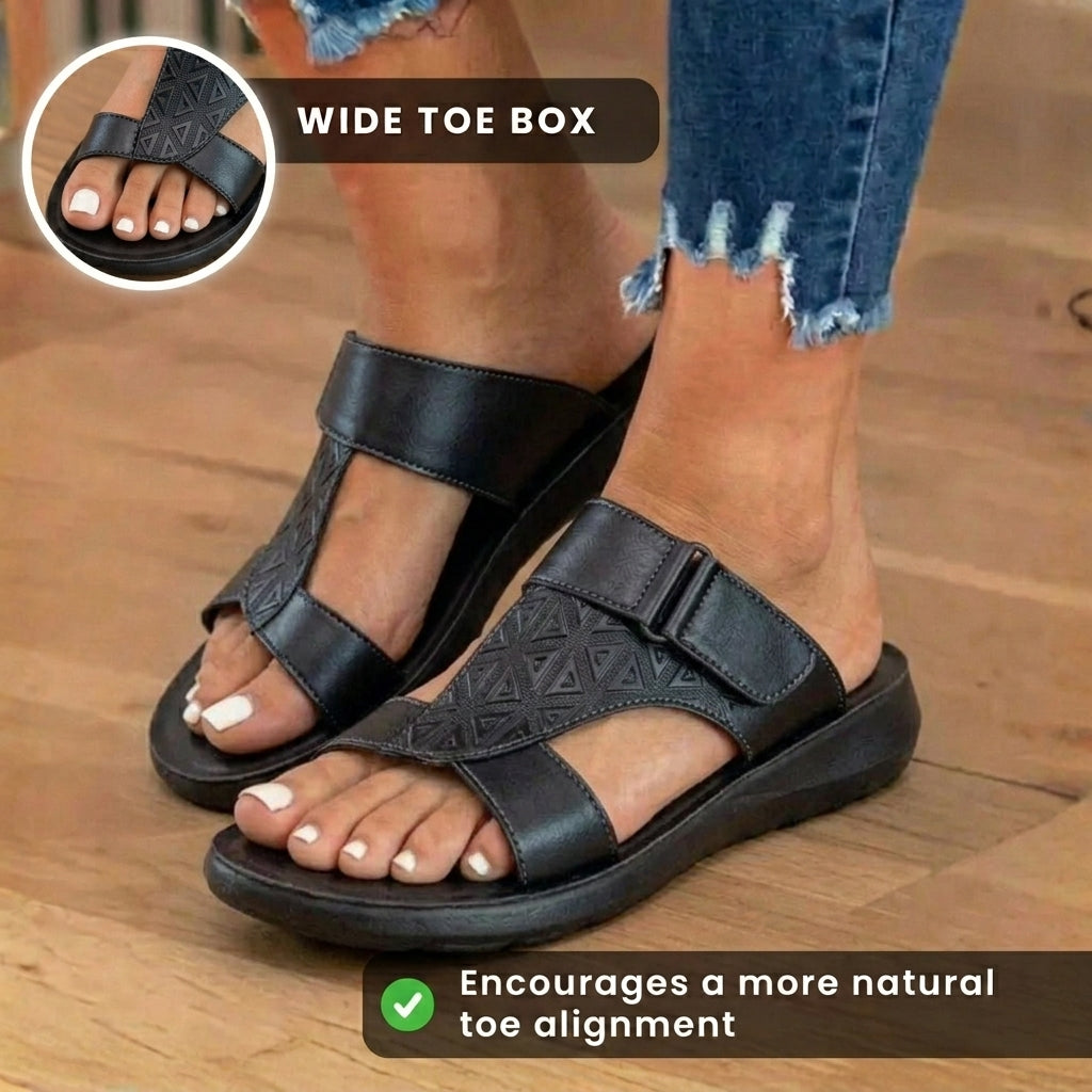 Klassische Orthopädische Sandalen mit zeitlosem Stil