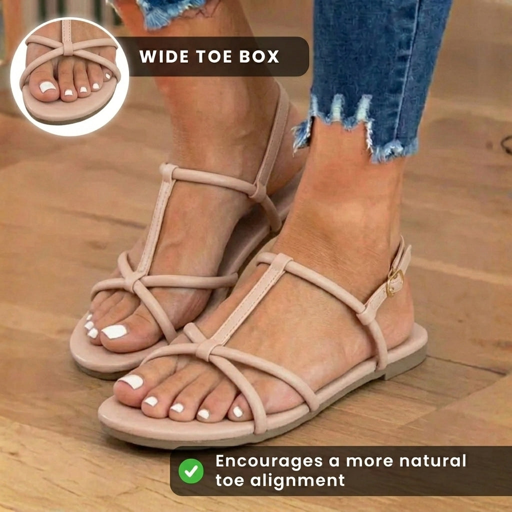 Klassische orthopädische Sandalen mit zeitlosem Stil