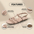 Klassische orthopädische Sandalen mit zeitlosem Stil