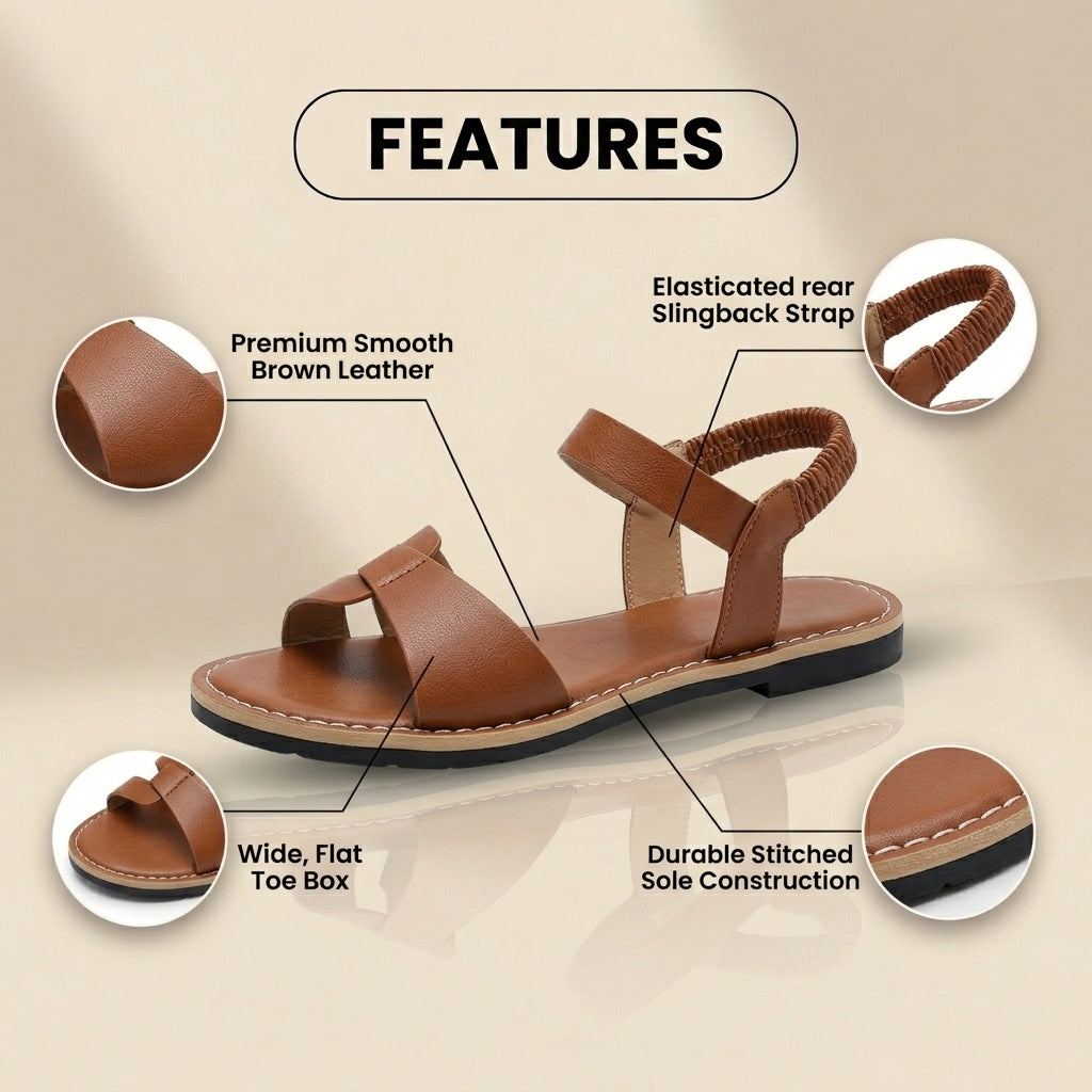 Anmutige Orthopädische Sandalen für modernen Look