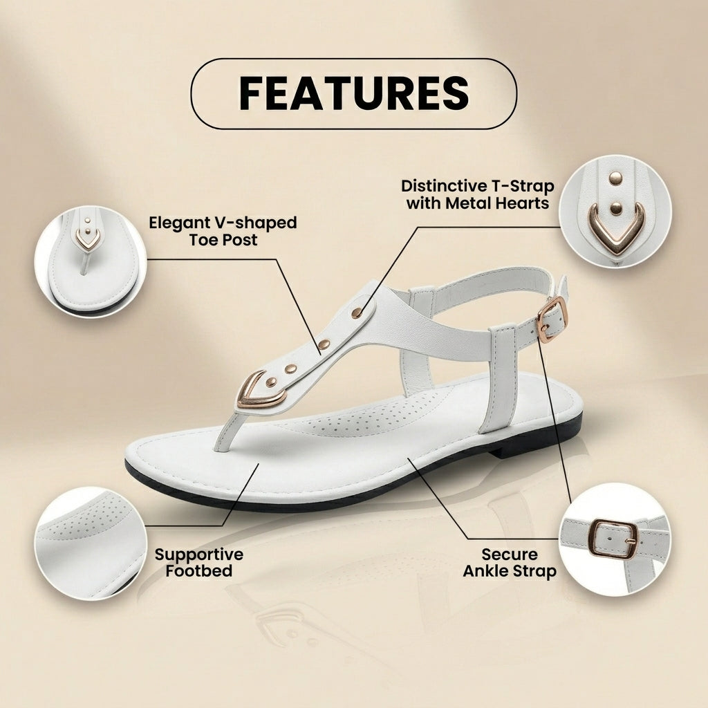 Von Vintage inspirierte orthopädische Sandalen