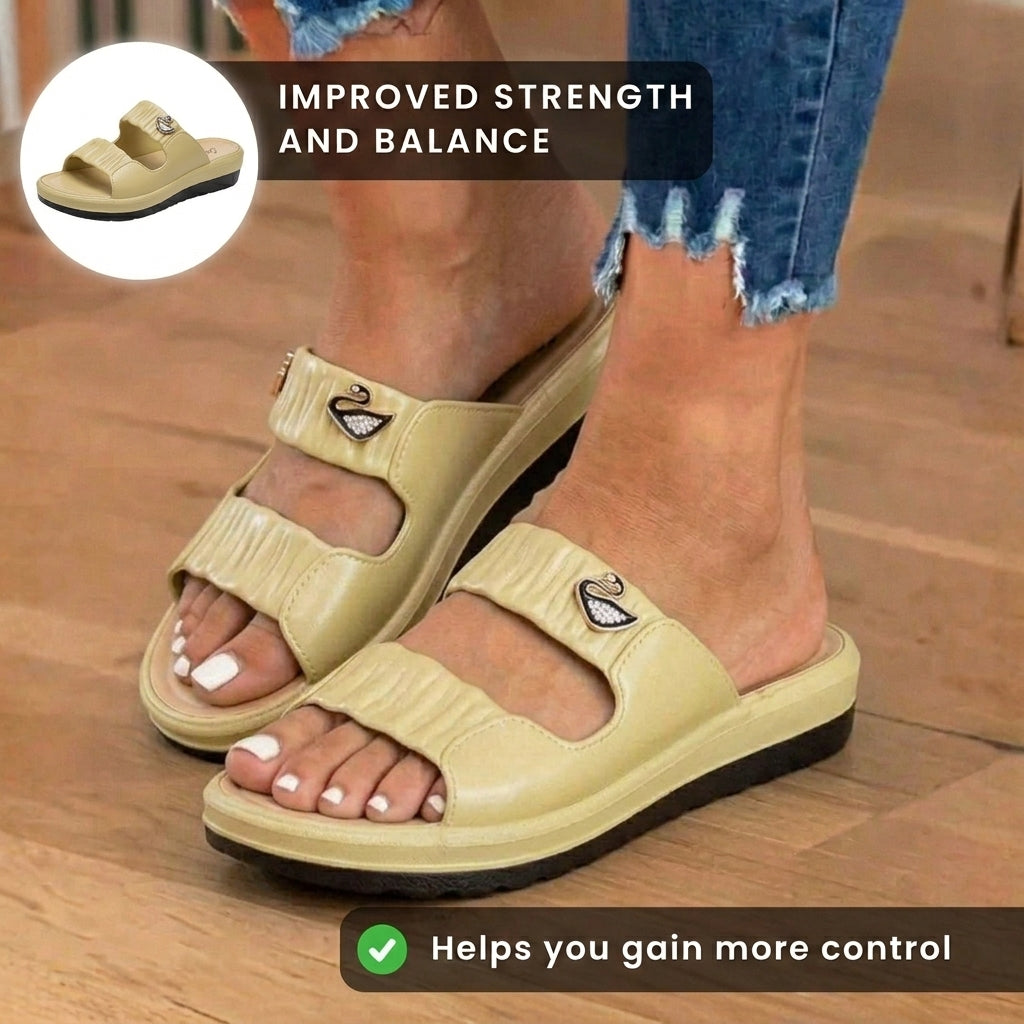 Klassische orthopädische Sandalen mit zeitlosem Stil