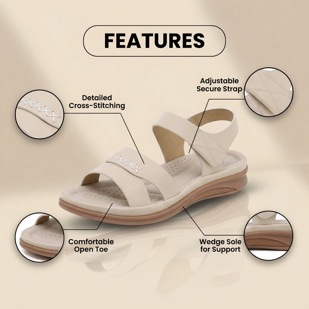 Elegante orthopädische Sandalen für jeden Schritt