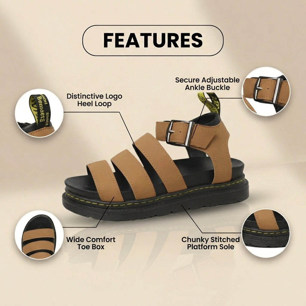 Klassische Orthopädische Sandalen mit zeitlosem Stil