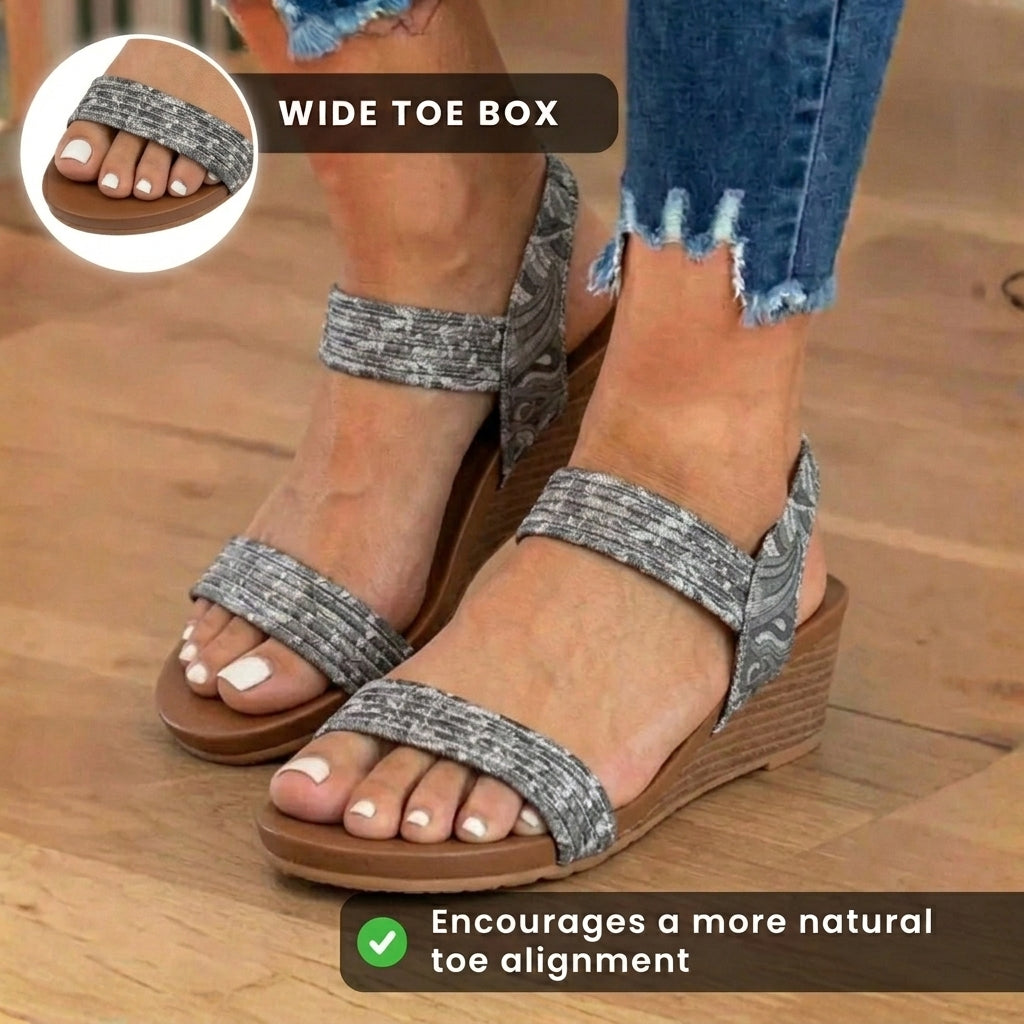 Vintage inspirierte Orthopädische Sandalen