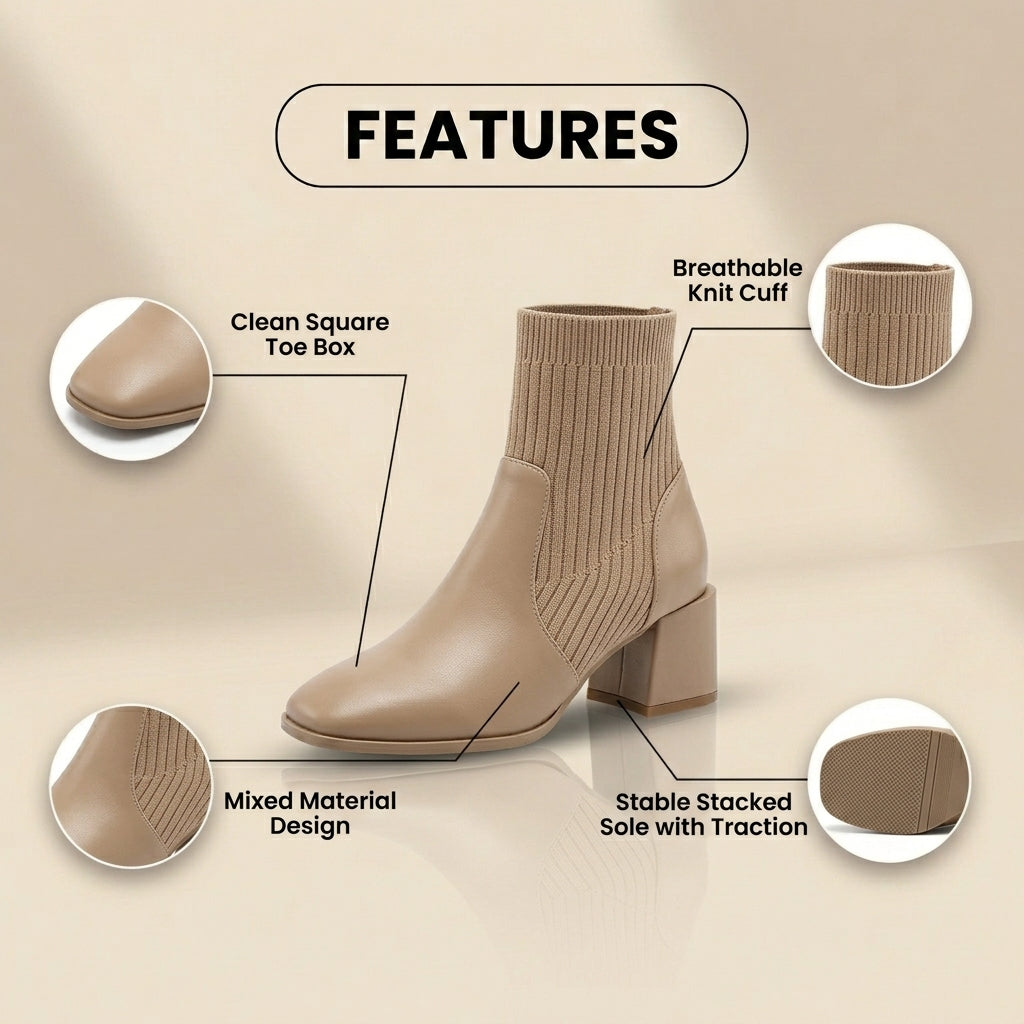 Anmutige Orthopädische Stiefel für modernen Look
