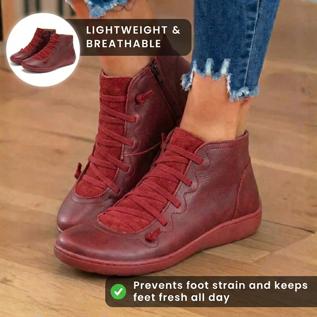 Schicke orthopädische Stiefel mit einzigartigem Design