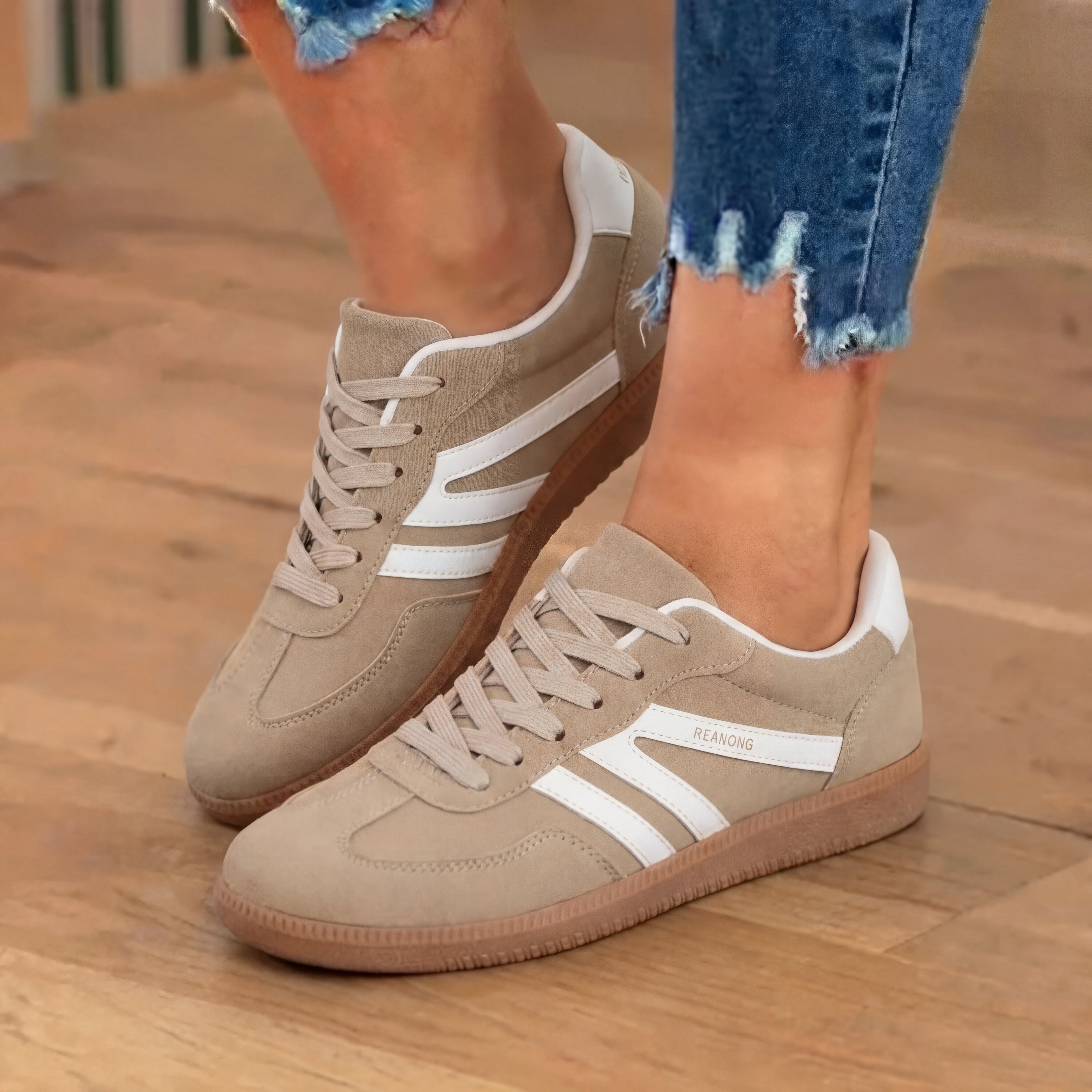 Vintage inspirierte orthopädische Sneaker