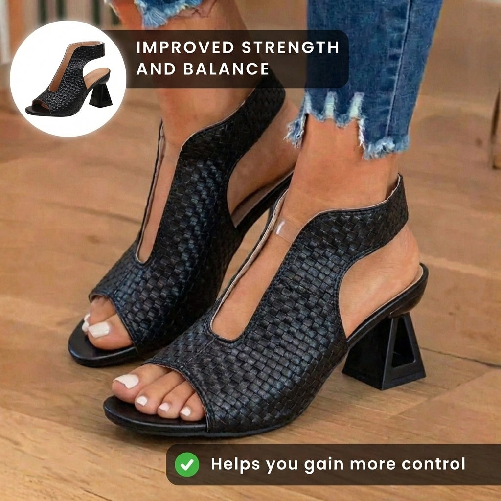 Vintage inspirierte Orthopädische Sandalen