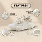 Schicke orthopädische Sneaker mit einzigartigem Design