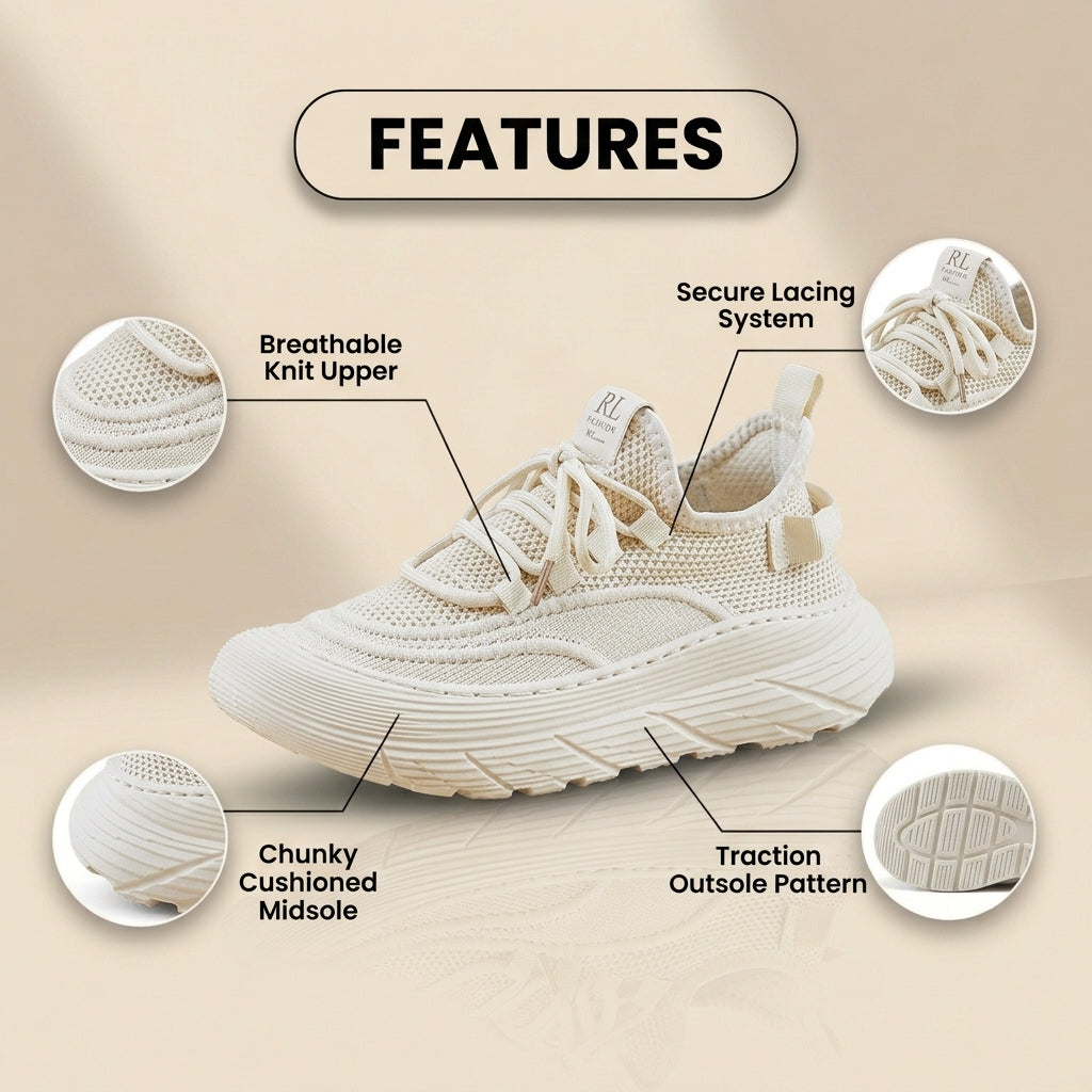 Schicke orthopädische Sneaker mit einzigartigem Design