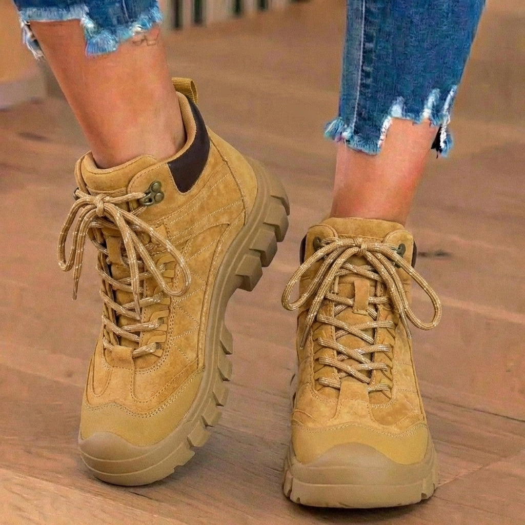 Earthy yellow flat bottom single lining
